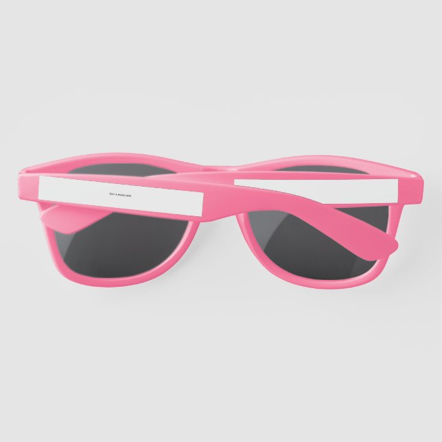 Create Your Own white Sunglasses (Back)