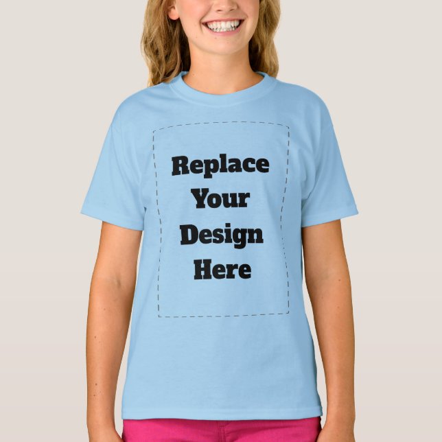 Create Your Own white  T-Shirt (Front)