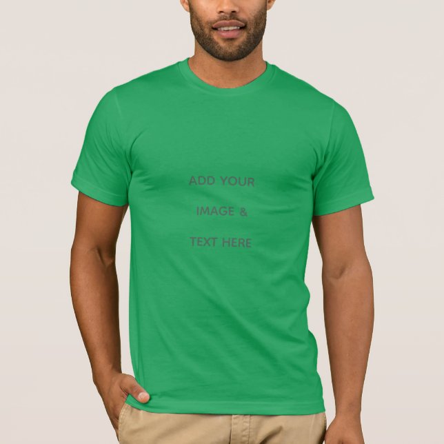 Create Your Own white  T-Shirt (Front)