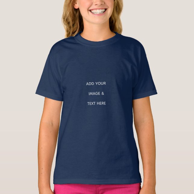 Create Your Own white  T-Shirt (Front)