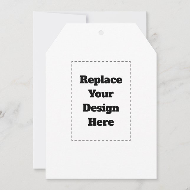 Create Your Own white  Thank You Card (Front)