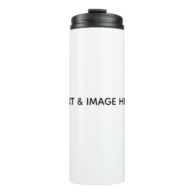 Create Your Own white Thermal Tumbler (Front)