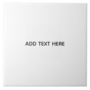 Create Your Own White  Tile