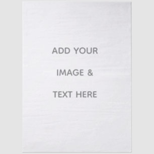 Create Your Own white  Tissue Paper