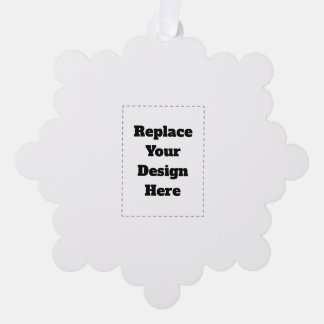 Create Your Own white Tree Decoration Card