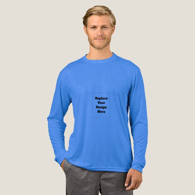 Create Your Own white  Tri-Blend Shirt (Full Front)