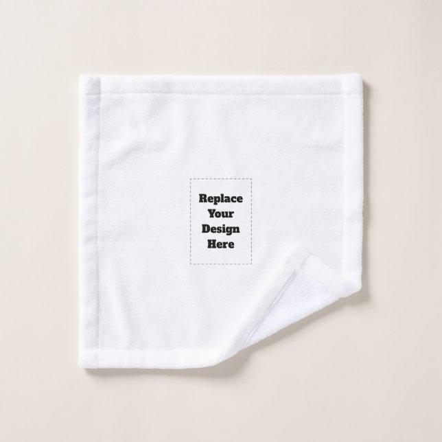 Create Your Own white  Wash Cloth (Wash Cloth)