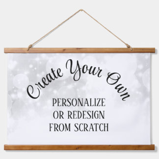 Create Your Own White Wedding Hanging Tapestry