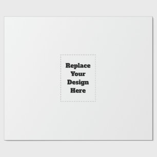Create Your Own white Wrapping Paper