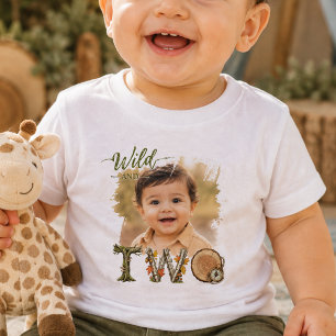 Create Your Own Wild and TWO Baby Birthday Shirt