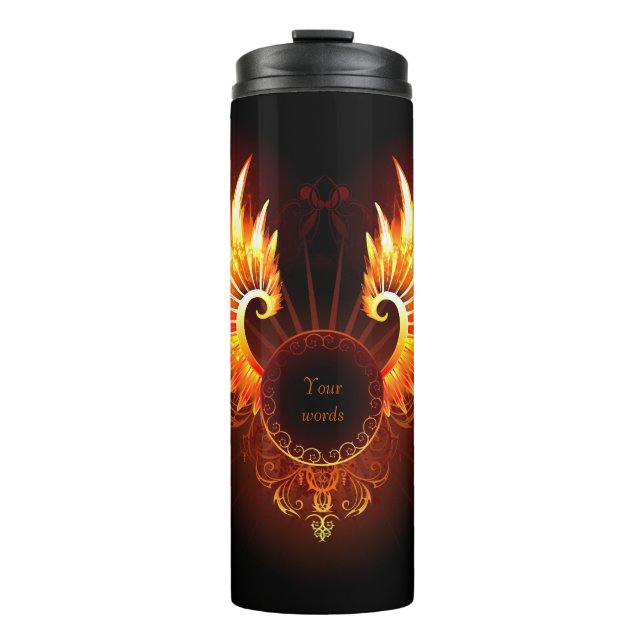 Create Your Own Wings of Fire Thermal Tumbler (Front)