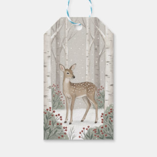 Create Your Own Winter Deer Gift Tags