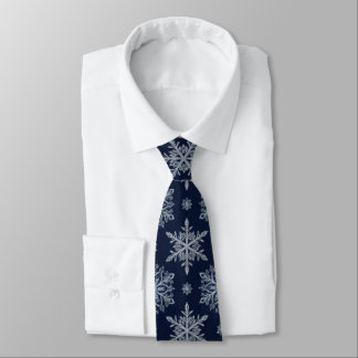Create Your Own Winter Snowflake Tie