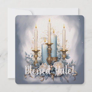Create Your Own Winter Solstice Candles & Roses Card