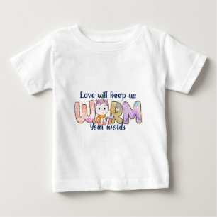 Create Your Own Winter Unicorn Baby T-Shirt