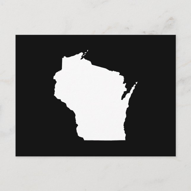 Create Your Own Wisconsin Moving Announcement Postcard (Front)
