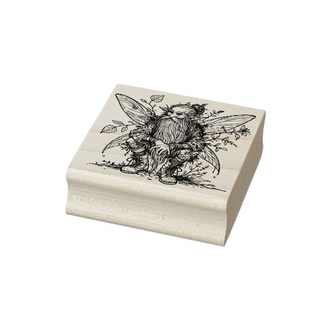 Create Your Own Wise Fairy Grandfather Rubber Stamp (Stamp)