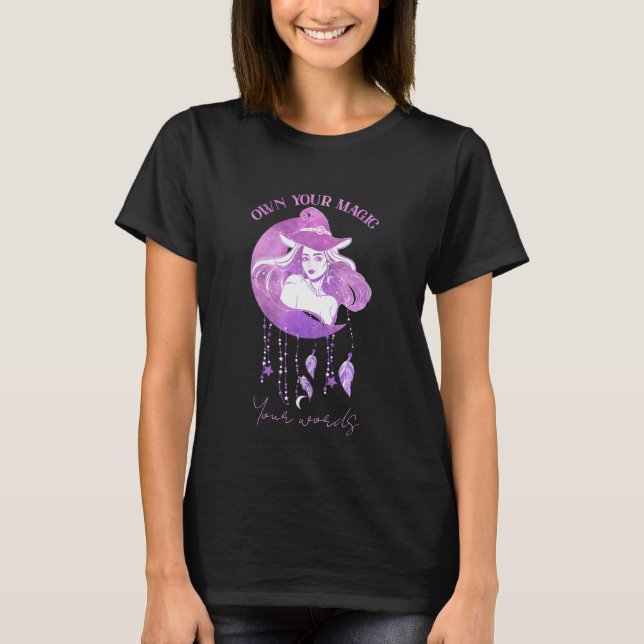 Create Your Own Witch Moon Dream Catcher T-Shirt (Front)
