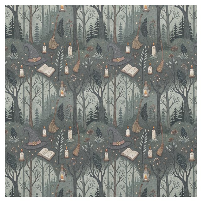 Create Your Own Witchy Forest Nature Ritual Fabric (Swatch)