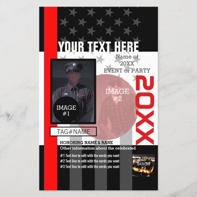 Create Your Own with 3 images and 9 lines of text Flyer (Front)