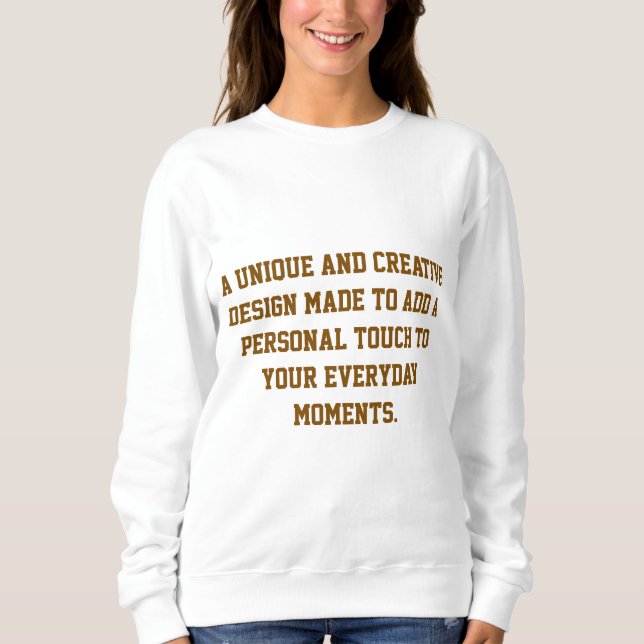Create Your Own Women's Basic Sweatshirt (Front)