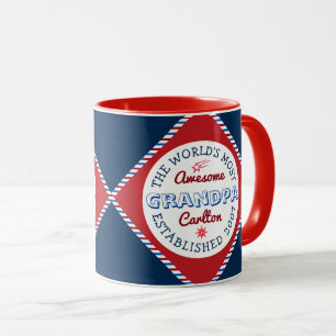 Create Your Own World’s Most Awesome Grandpa Log Mug