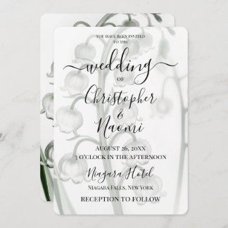 Create Your Own X-Ray Lily of the Valley Flower Invitation