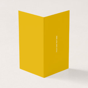 Create Your Own Yellow Custom Design