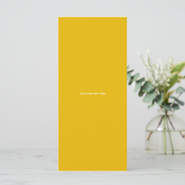 Create Your Own Yellow Custom Design (Standing Front)