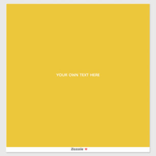 Create Your Own Yellow Custom Design