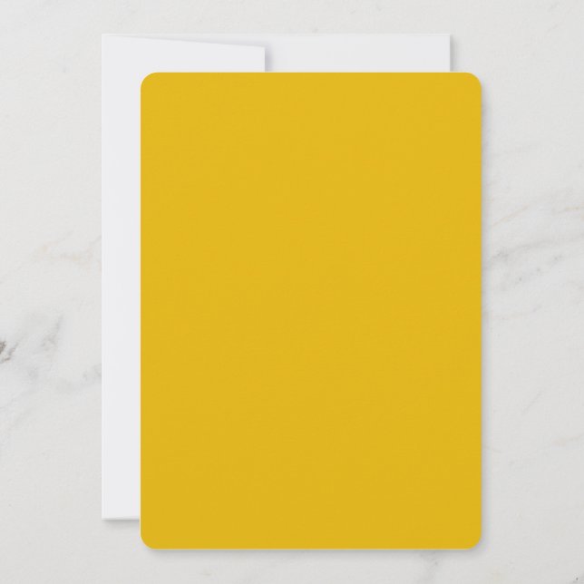Create Your Own Yellow Custom Design (Back)