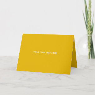 Create Your Own Yellow Custom Design Announcement