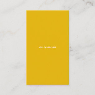 Create Your Own Yellow Custom Design Enclosure Card