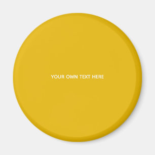 Create Your Own Yellow Custom Design Magnet