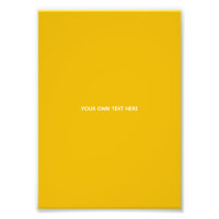 Create Your Own Yellow Custom Design