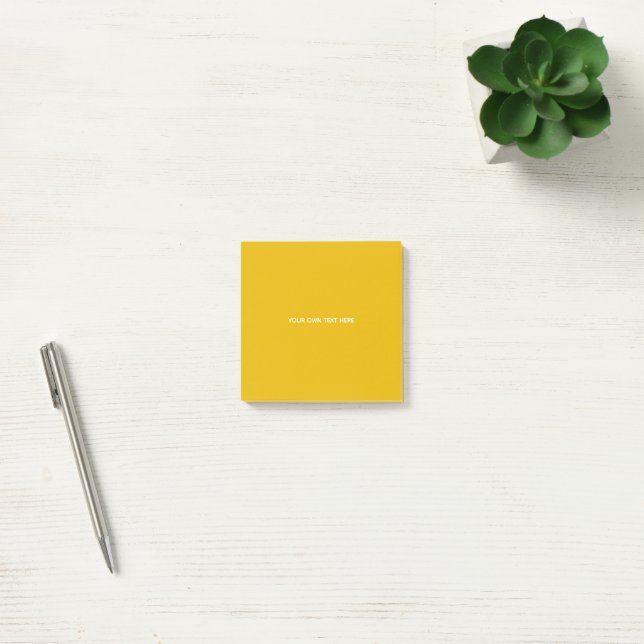 Create Your Own Yellow Custom Design Post-it Notes (Office)