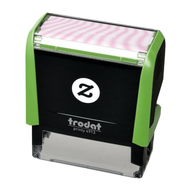 Create Your Own Yellow Custom Design Self-inking Stamp (Product)