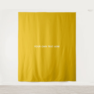 Create Your Own Yellow Custom Design Tapestry