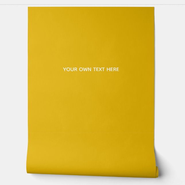 Create Your Own Yellow Custom Design Wallpaper (Unrolling)