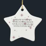 Create Your Own - Your Image Here - Ceramic Orname Tree Decoration<br><div class="desc">Customise this item from scratch with your own design images and/or text,  or personalise the current background. Visit Autumn Weddings on Zazzle to view our entire collection of easy to personalise wedding and event supplies,  gifts,  favours and more.</div>