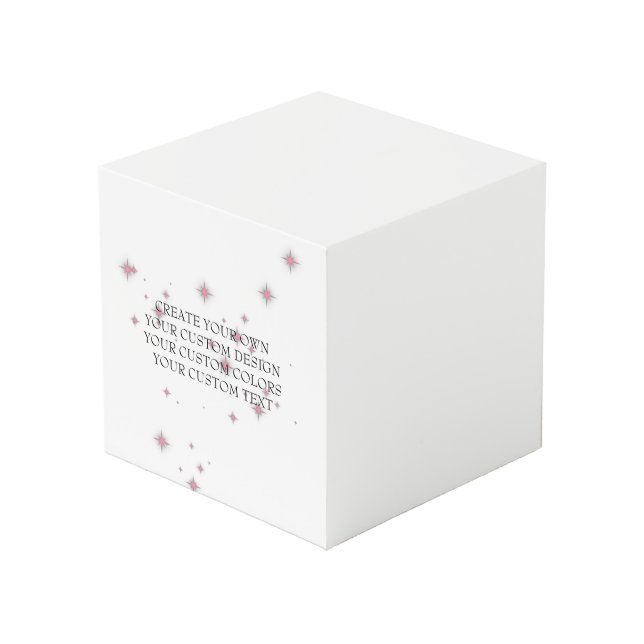 Create Your Own - Your Image Here - Cube (Front Angled)