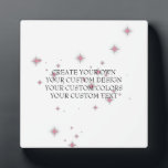 Create Your Own - Your Image Here - Plaque<br><div class="desc">Customise this item from scratch with your own design images and/or text,  or personalise the current background. Visit Autumn Weddings on Zazzle to view our entire collection of easy to personalise wedding and event supplies,  gifts,  favours and more.</div>