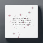 Create Your Own - Your Image Here - Plaque<br><div class="desc">Customise this item from scratch with your own design images and/or text,  or personalise the current background. Visit Autumn Weddings on Zazzle to view our entire collection of easy to personalise wedding and event supplies,  gifts,  favours and more.</div>