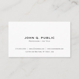 Create Your Own Your  Modern Elegant Minimalist Business Card