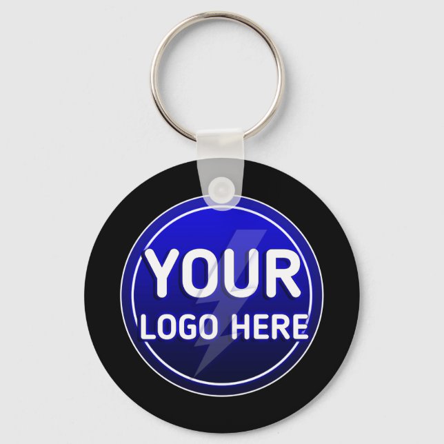 Create your owner's custom logo/editable template key ring (Front)
