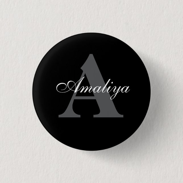 Create your owner's custom Name 3 Cm Round Badge (Front)