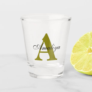 Create your owner's custom Name Shot Glass