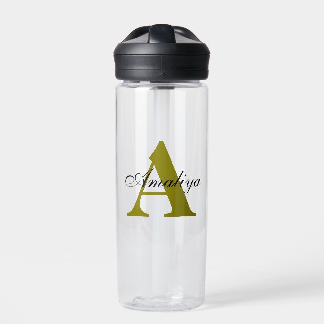 Create your owner's custom Name Water Bottle (Front)
