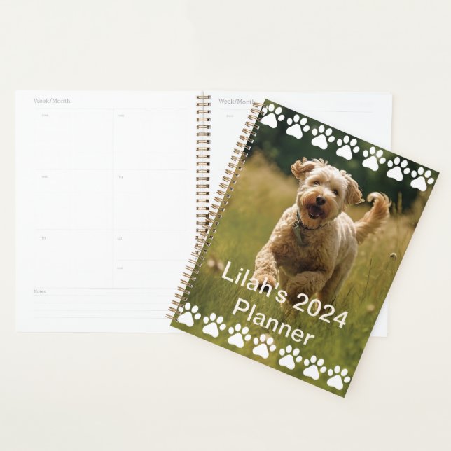 Create Your Paws Planner With Your Pet's Photos (Display)