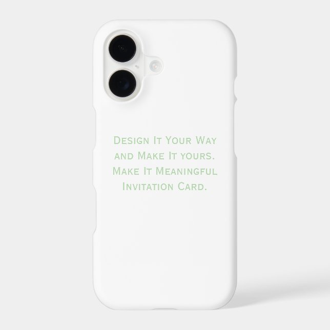 Create Your Personalise  (Back)